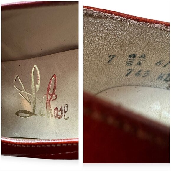 Vintage (Joseph) Larose Mod Spectator Ghillie Brogue Pumps, Size 7 4A (narrow) - Picture 10 of 12